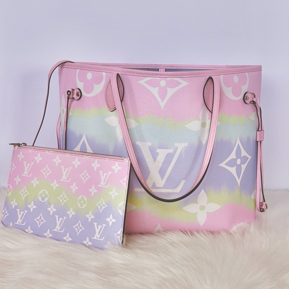Louis Vuitton Pastel Monogram Escale Neverfull MM